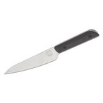 White River Knives Liong Mah Utility Knife 5 inch S35VN Stonewashed Drop Point Blade, Black G10 Handles, No Sheath