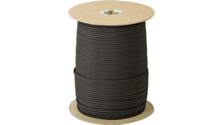 Marble's 550 Paracord, Black, 1000 Foot Roll - KnifeCenter - RG101S