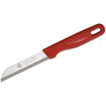 Top Cutlery German Paring Knife 3.25 inch Stainless Micro Serrated Blade,  Red Handle