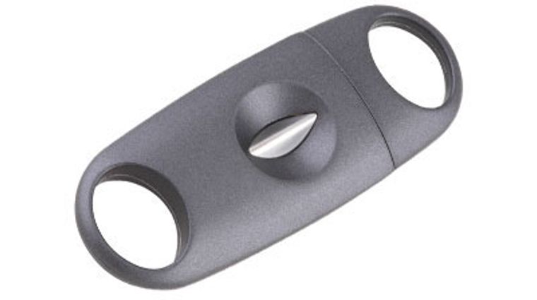 XIKAR VX Metal V-Cut Cigar Cutter - Gunmetal Gray - KnifeCenter