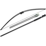 Yshoot Sport ARC Carbon Fiber Pygmy Bow Walking Stick with Bow and Arrows, Complete Set