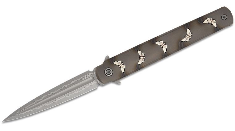 Michael Zieba Nine Dagger Flipper Knife 4.126