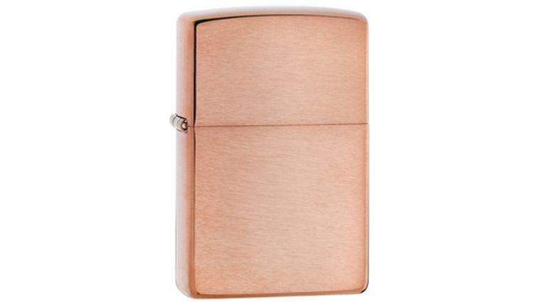 Zippo® Brushed Copper - KnifeCenter - ZIP161 - Discontinued
