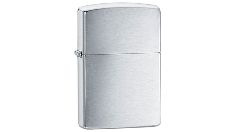 Zippo® Brushed Silver Plate - KnifeCenter - ZIP113 - Discontinued