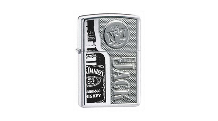 Jack Daniel's® Classic Emblem Chrome Windproof Lighter