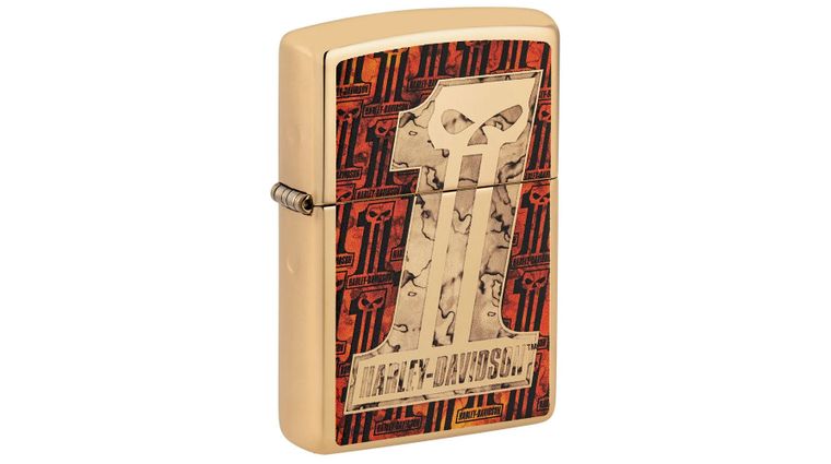 Custom Printed Zippo High Polish Brown Windproof Lighter