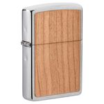 Zippo Lighter Woodchuck USA, Iridescent, Mahogany Marijuana Leaves