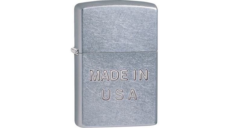 Zippo Made in USA, Street Chrome Classic - KnifeCenter - 28491