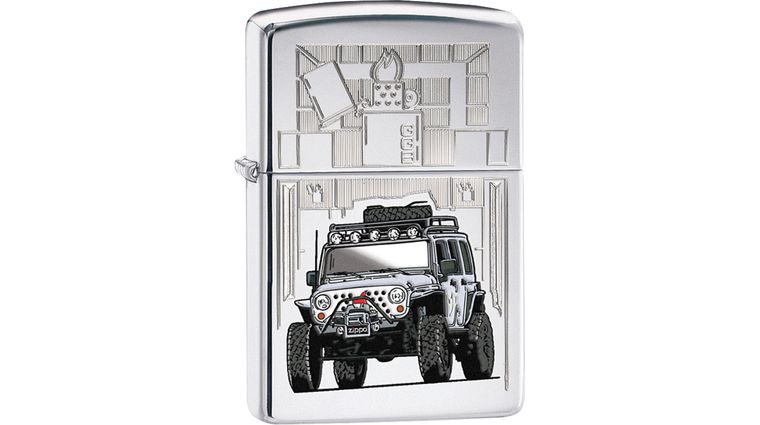 Zippo Jeep, HP Chrome Classic - KnifeCenter - 28508 - Discontinued