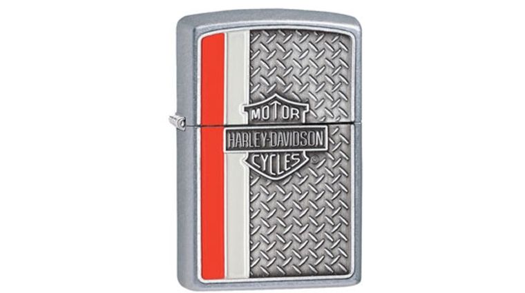 Zippo Harley-Davidson Diamond Plate, Street Chrome Classic