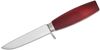 Morakniv Mora of Sweden Classic No. 3 Fixed Blade Knife 5.31 Carbon Steel  Polished Drop Point Blade, Red Dyed Birch Handle, Plastic Sheath -  KnifeCenter - M-13605