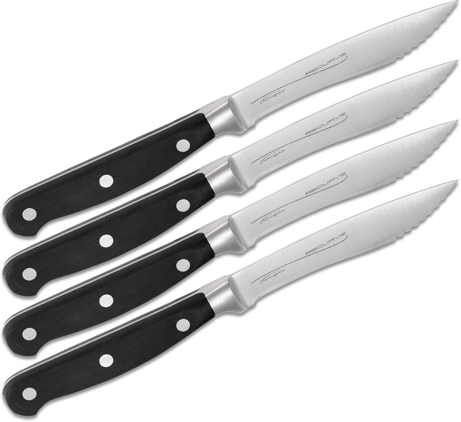 KitchenAid Classic 4-Piece Steak Knife Set ,Black