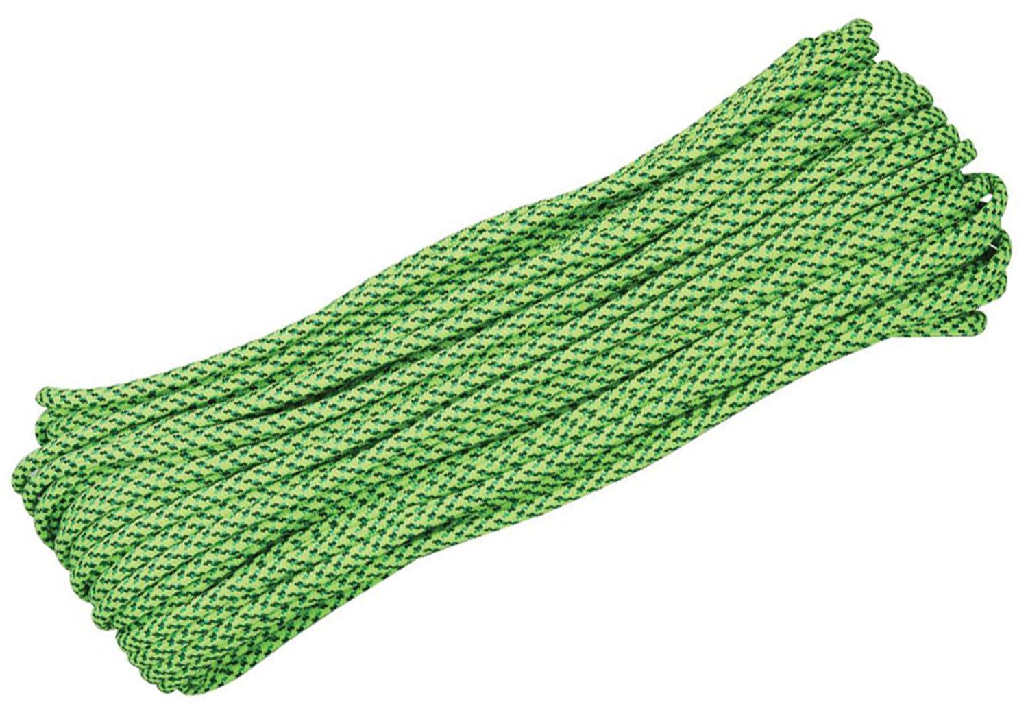 Atwood Rope 550 Paracord, Green Speck, 100 Feet - KnifeCenter - RG112H