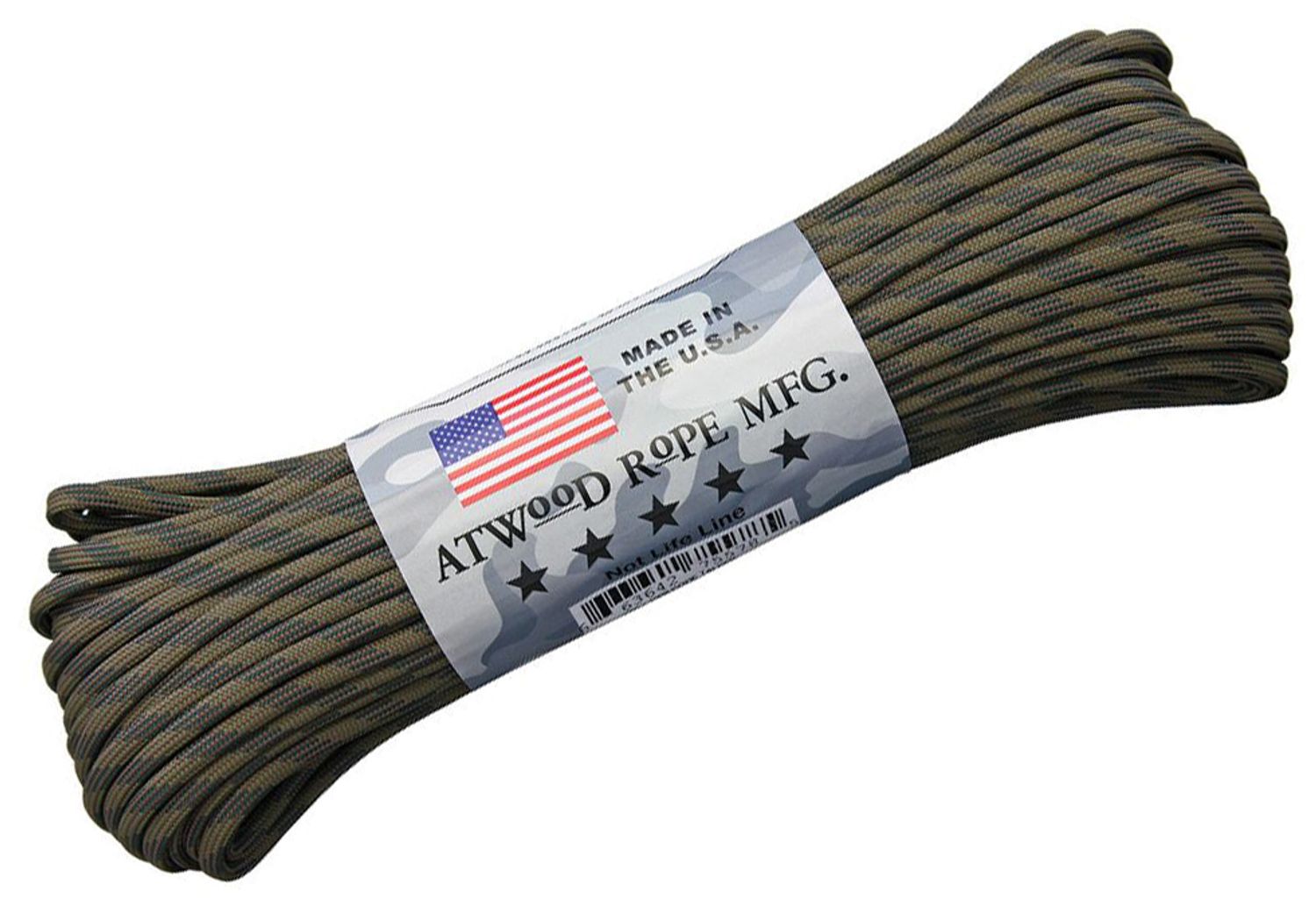 Atwood Rope 550 Paracord, Code Talker, 100 Feet - KnifeCenter