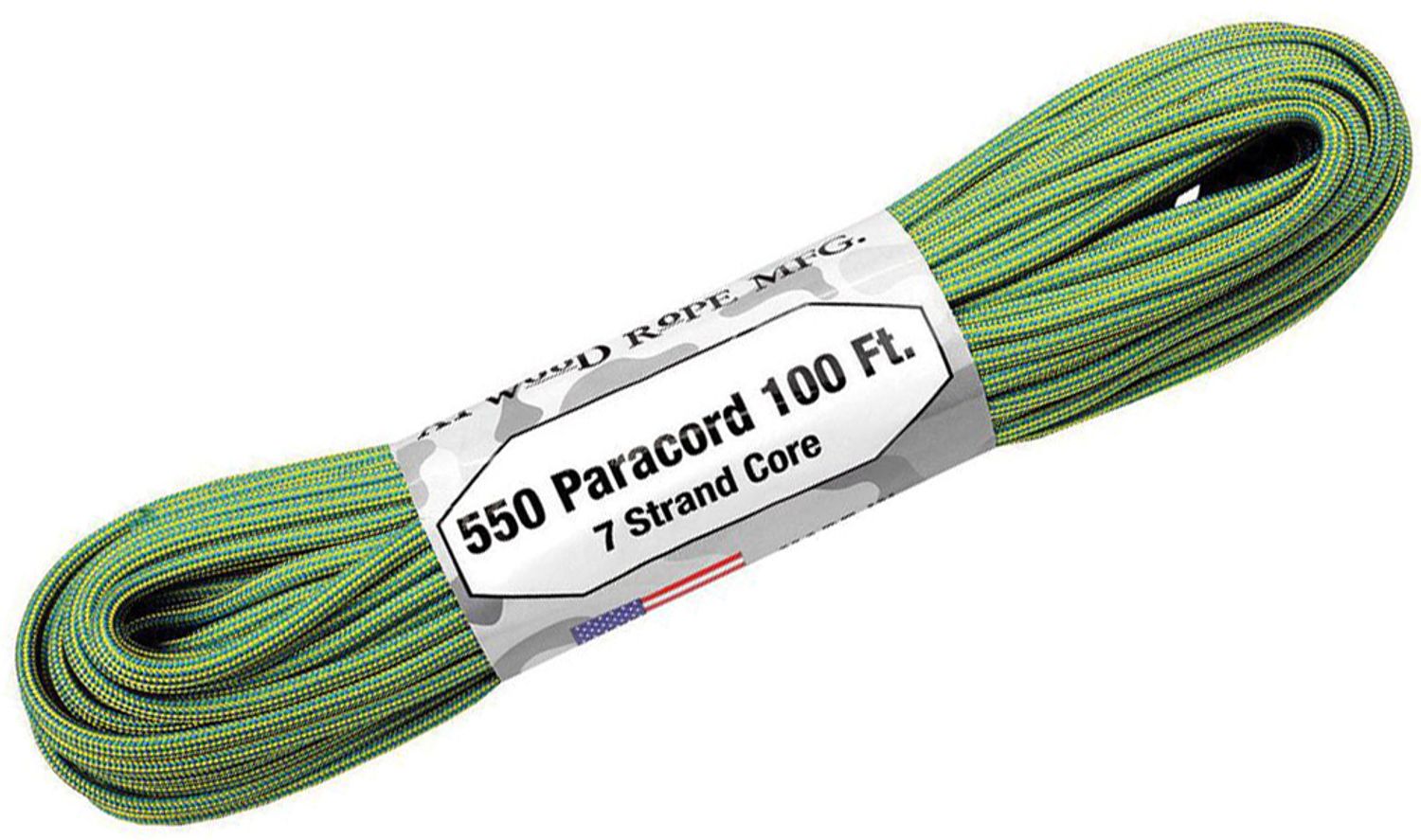 Atwood Rope Color Changing 550 Paracord, Tree Frog, 100 Feet - KnifeCenter  - RG1301H
