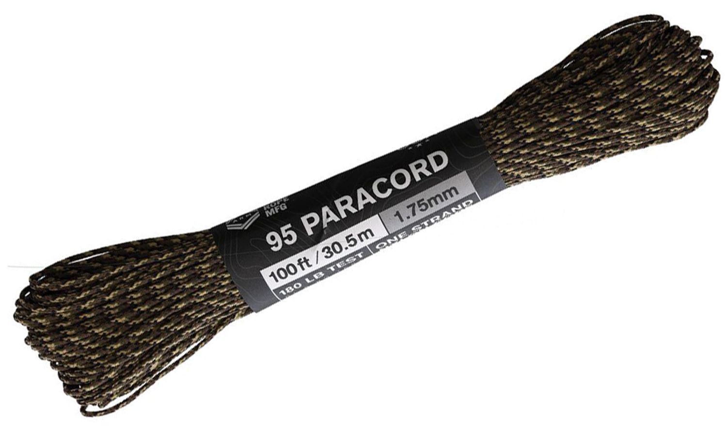Atwood Rope 95 Paracord, Ground War, 100 Feet - KnifeCenter - RG1324H