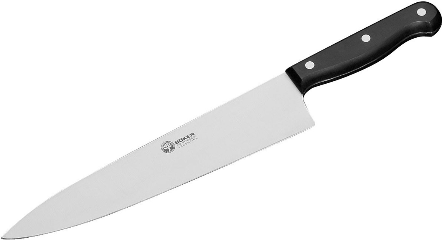 Boker Arbolito Classic Large Chef's Knife 10 Blade, Black POM
