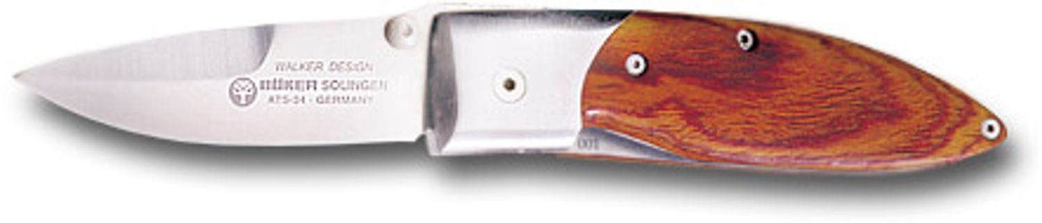 Boker ~ Walker Design ~ Liner Lock Cocobolo Wood Handle (#1)