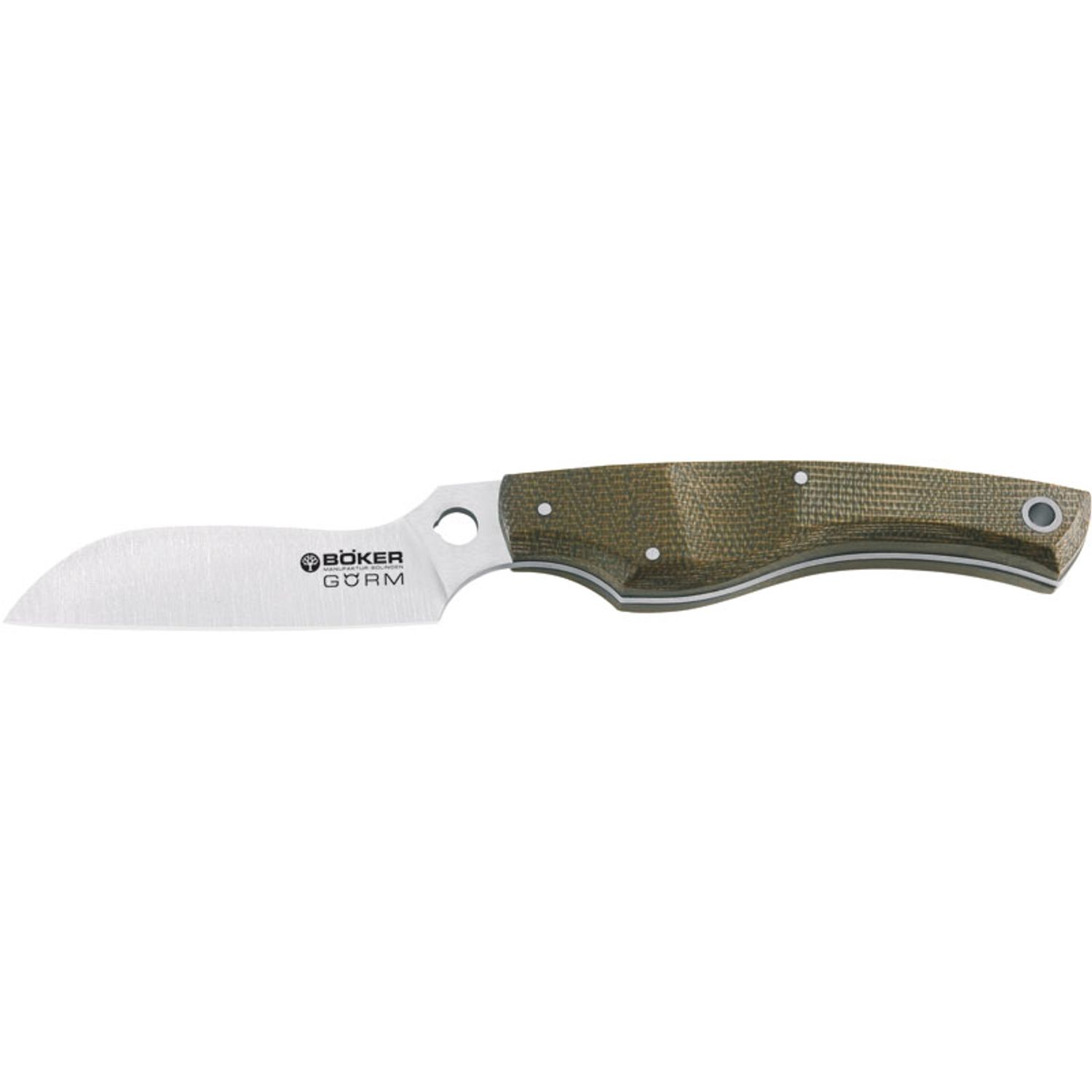 Boker Cottage-Craft Large Chef's Knife 8.66 inch C75 Carbon Steel Satin  Blade, Plum Wood Handles