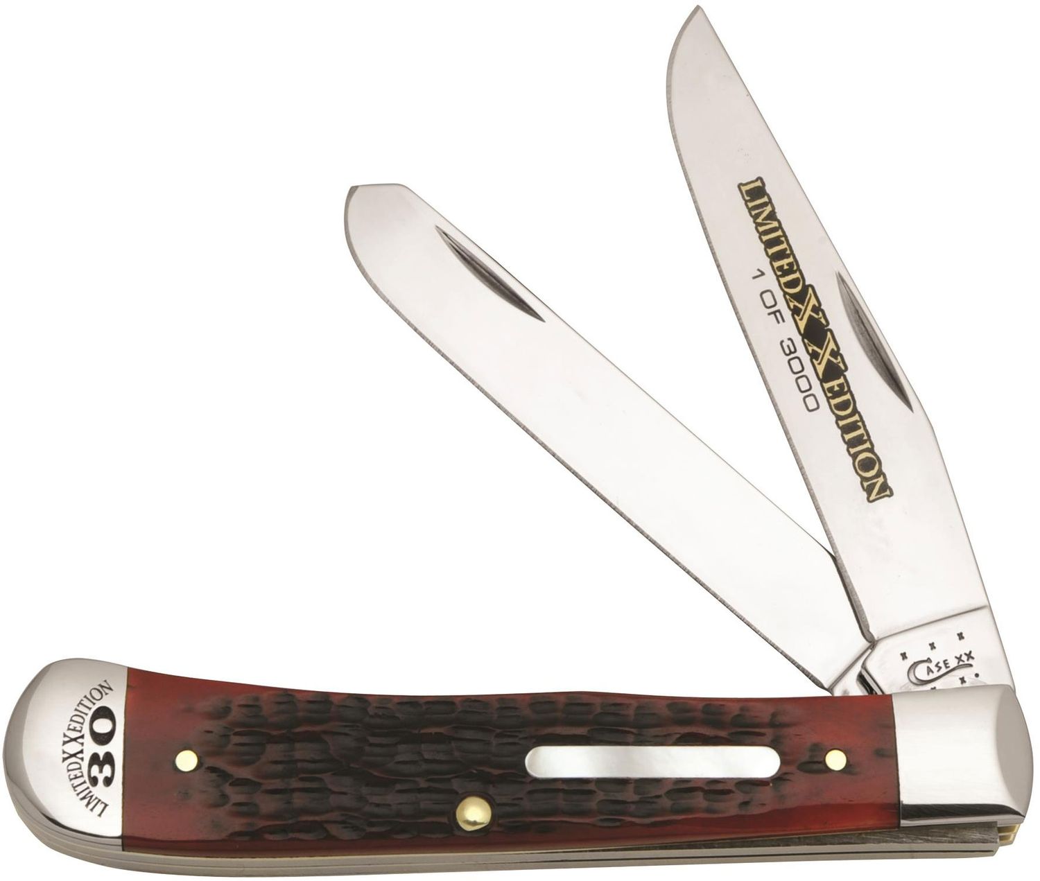 Case Knives CASE XX 30th Limited Edition 1/250 Mint Set Red Brick Bone  Pocket Knives