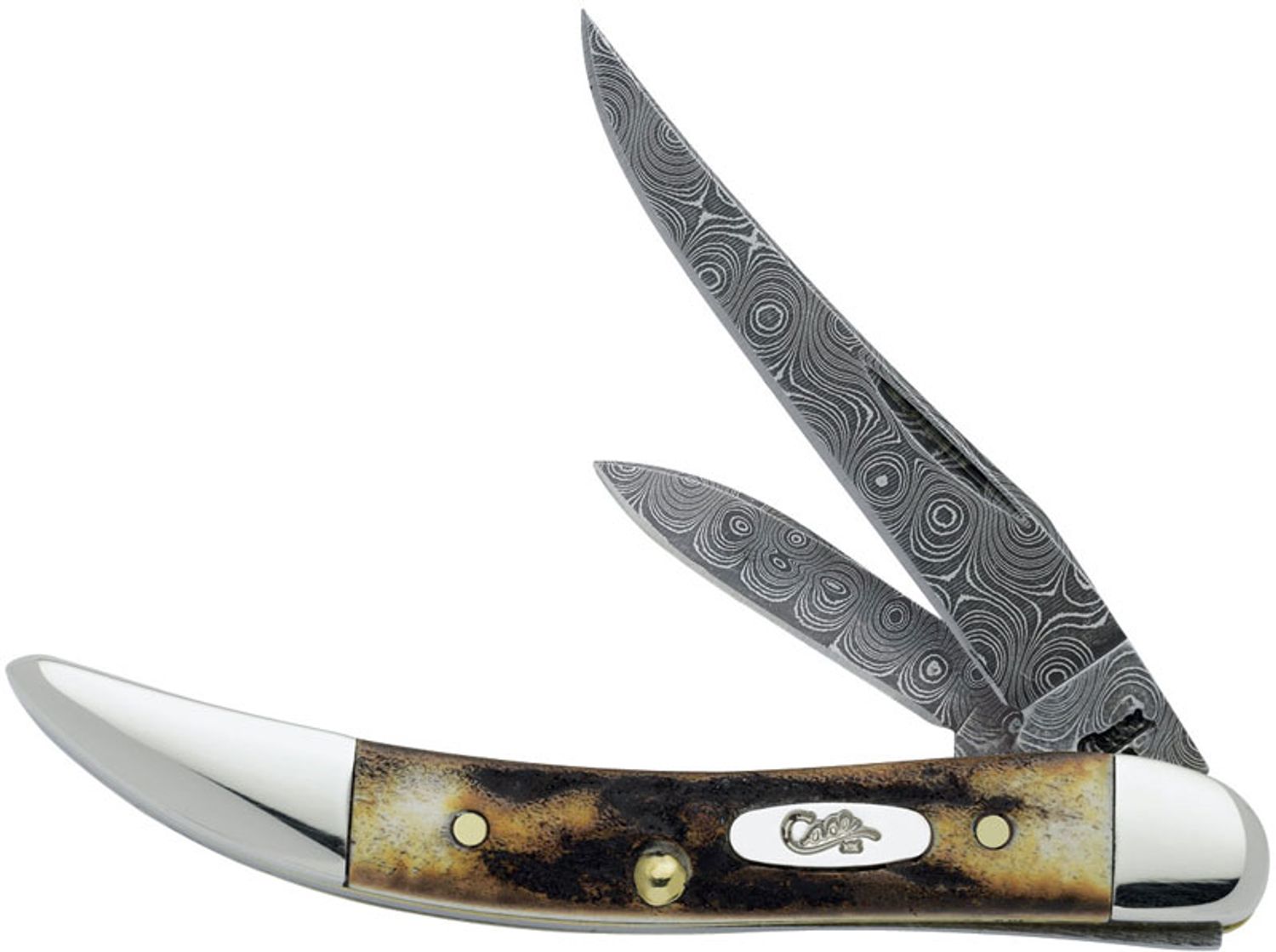 Case Stag Damascus Small Texas Toothpick 3