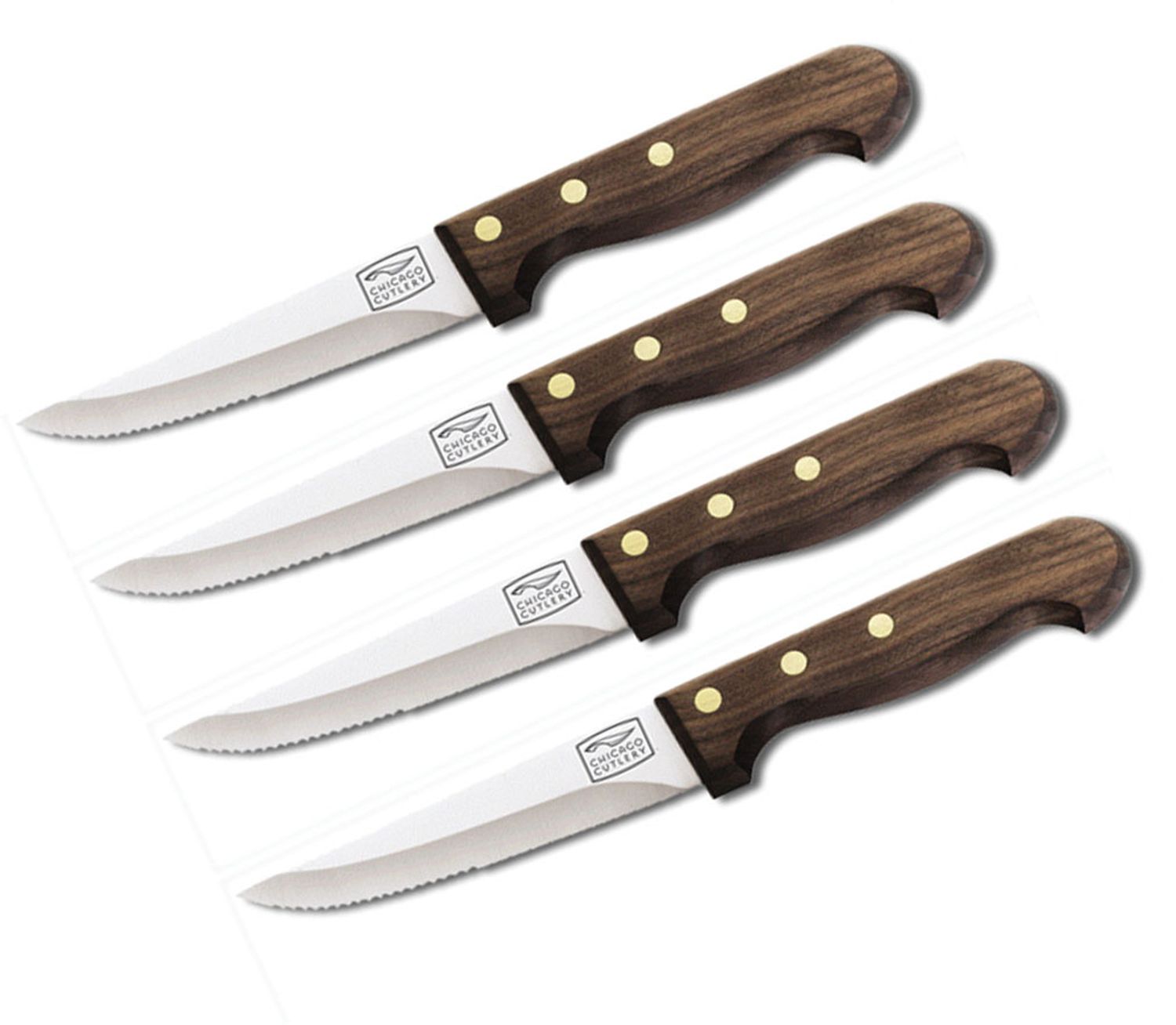 Chicago Cutlery Basics Series 4 Piece Steak Knife Set - KnifeCenter ...