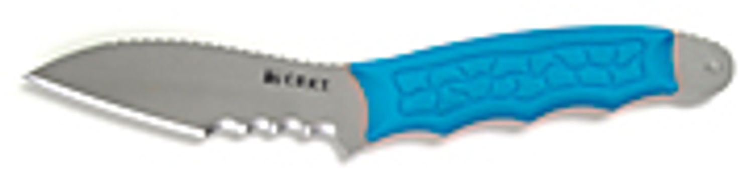 Columbia River Veff M.U.K. Blue Handle Fillet Knife 4.25