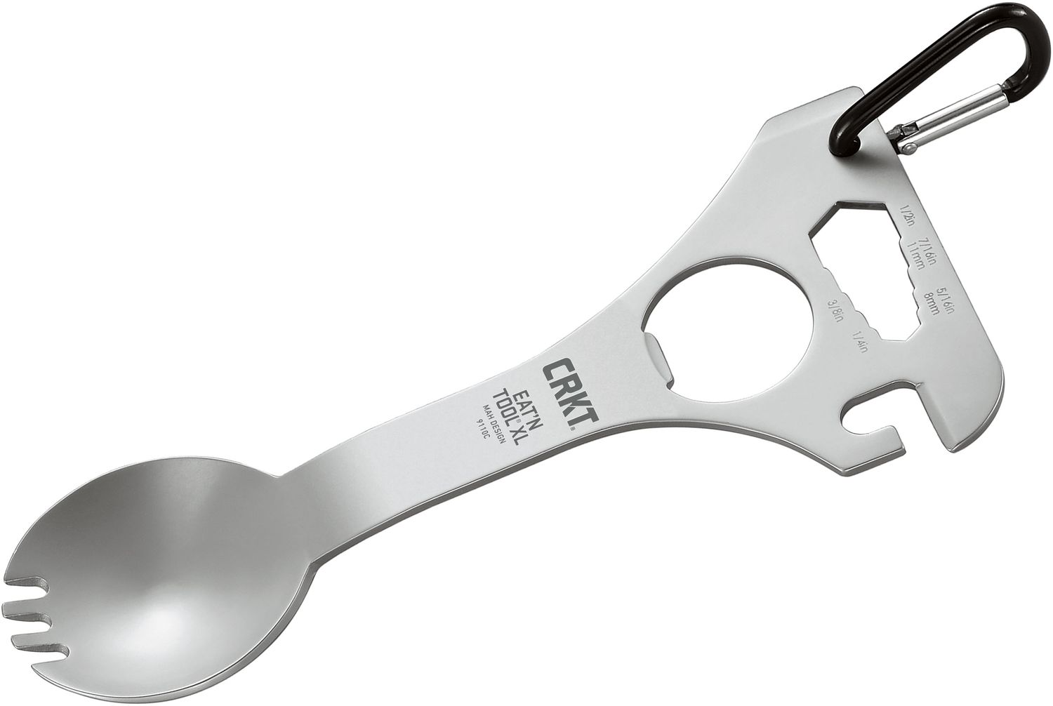 Eat 'N Tool  Out door Multi tool,spoon,Fork,Bottle Opener,Metric Wrenches-EDC 