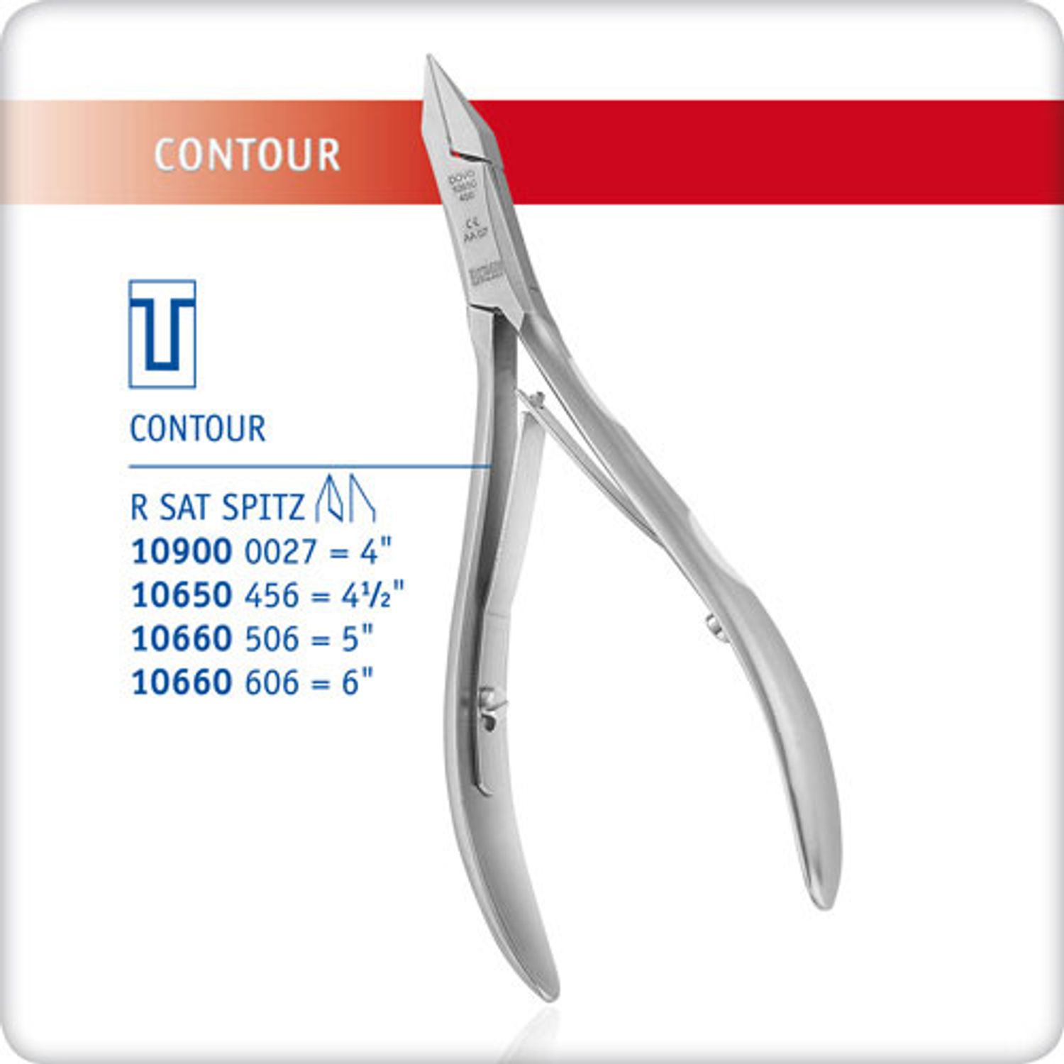 Dovo Contoured Cuticle Nippers 4 1 2 Overall Knifecenter 10650 456