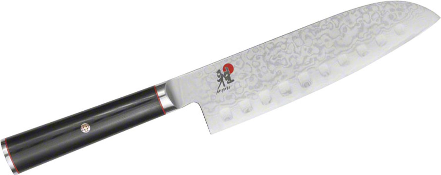 Misen Santoku Knife - 7.5 Inch Japanese Style Kitchen Knife - High Carbon  Sta