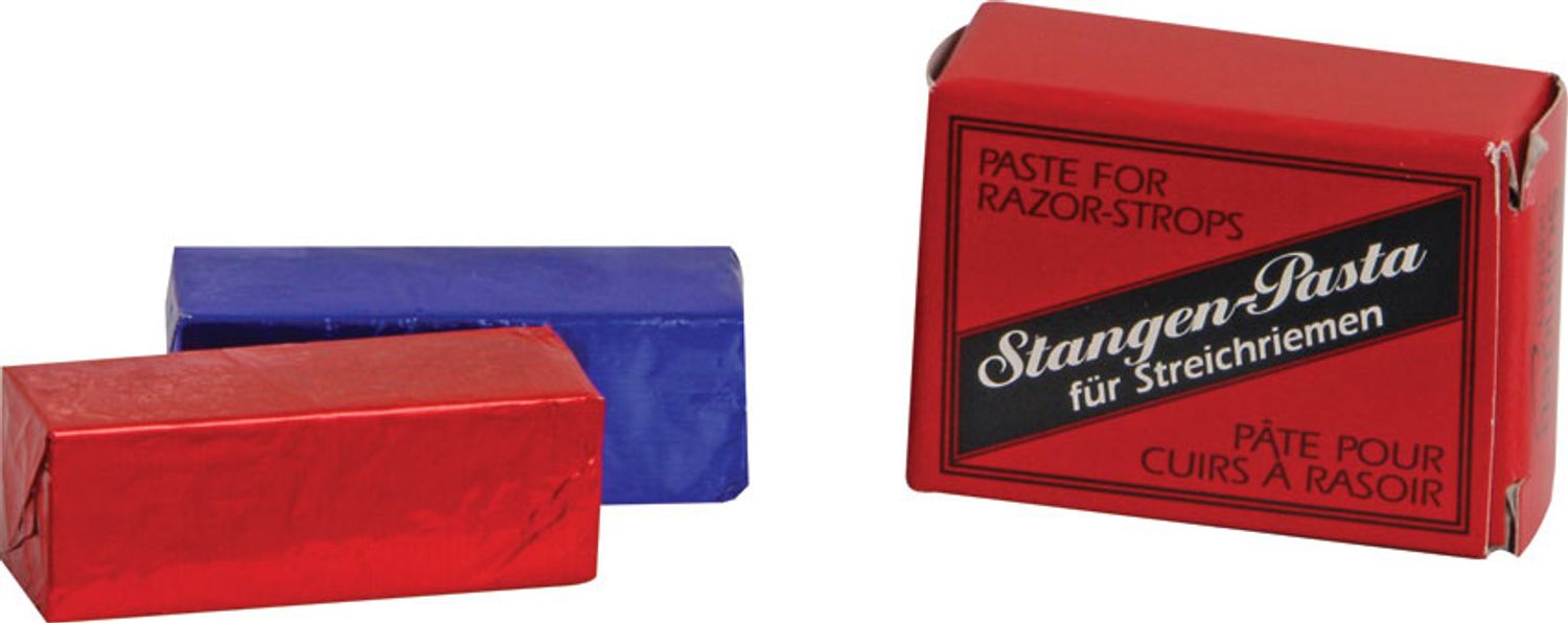 Herold Solingen Stagenpaste 2-Pack for Razor Strop Red Medium & Black Low Grinds 