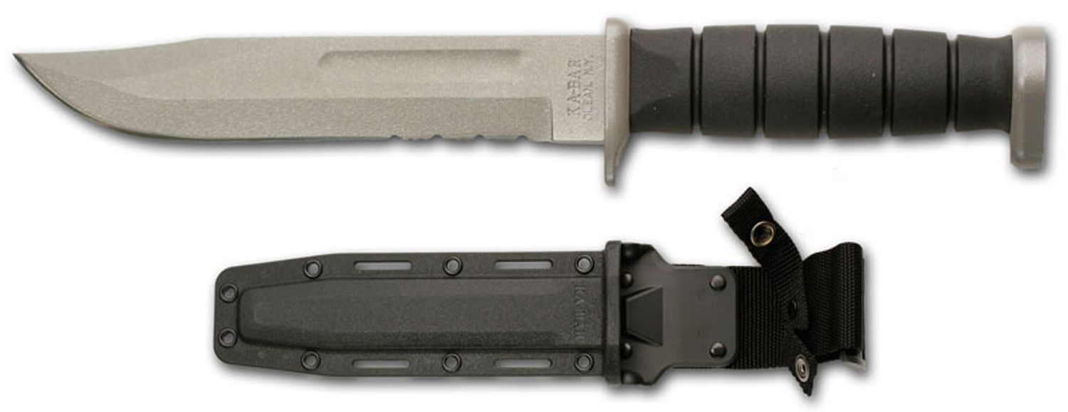 Ka Bar 1221n2k Usmc Next Generation Fighting Knife 7 Combo Blade Kraton G Handle Kydex Sheath Knifecenter Discontinued
