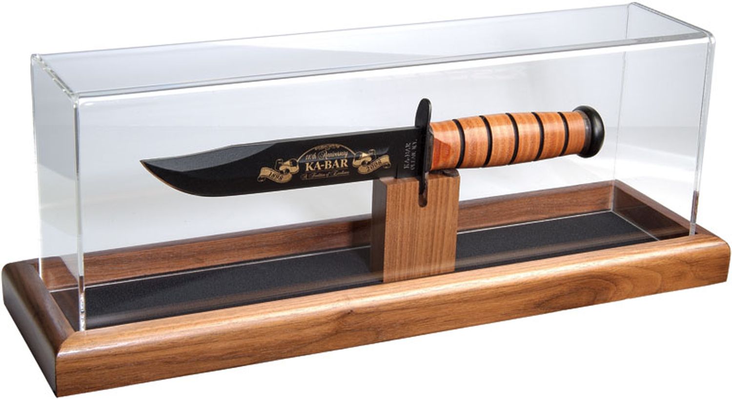 Lighter 5 Tier Stadium Wood Display-Kona Stained Case Knives Matchbox Knife 