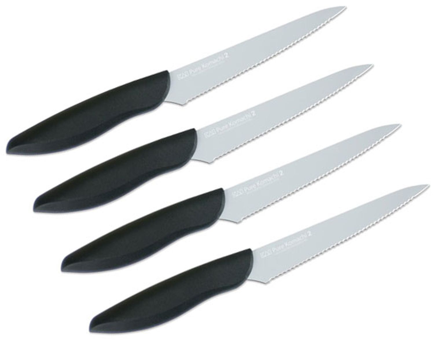 Pure Komachi 2 6-Piece Knife Set 6 Stainless Steel Knives Colored