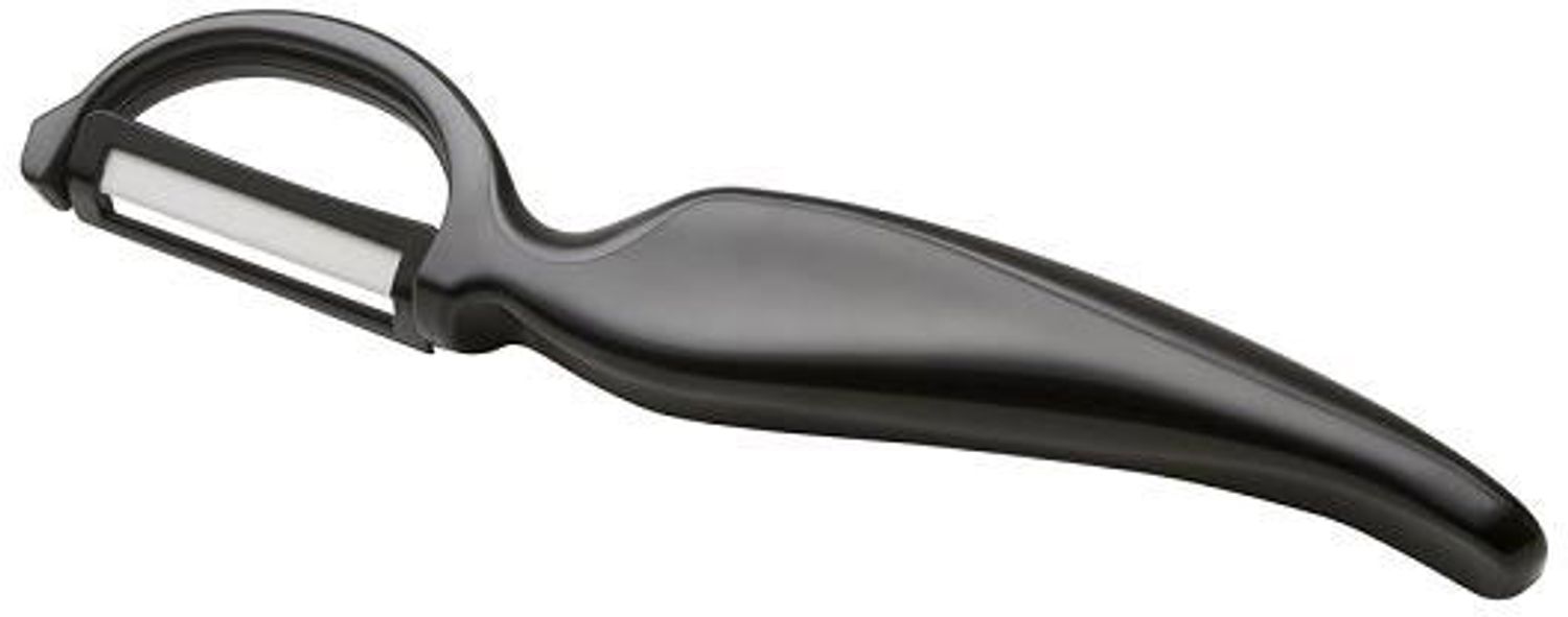 Kyocera Vertical Ceramic Blade Swivel Peeler - Black