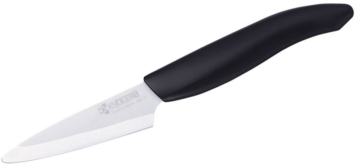 Kyocera Revolution 3 Black/White Ceramic Paring Knife - FK075WHBK
