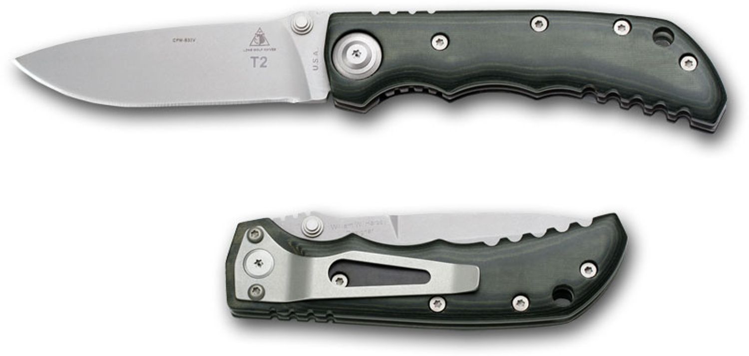 Lone Wolf Harsey T2 Ranger Tactical Folder 3.90