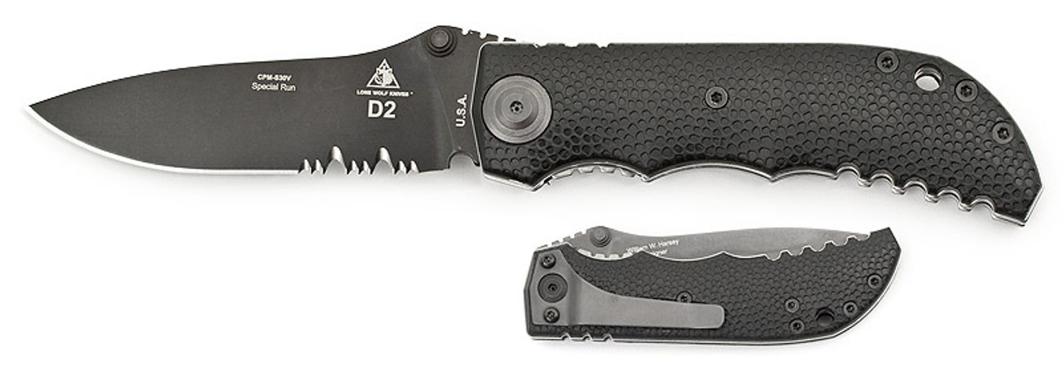 Lone Wolf Knives D2 Double-Action Auto 3.9