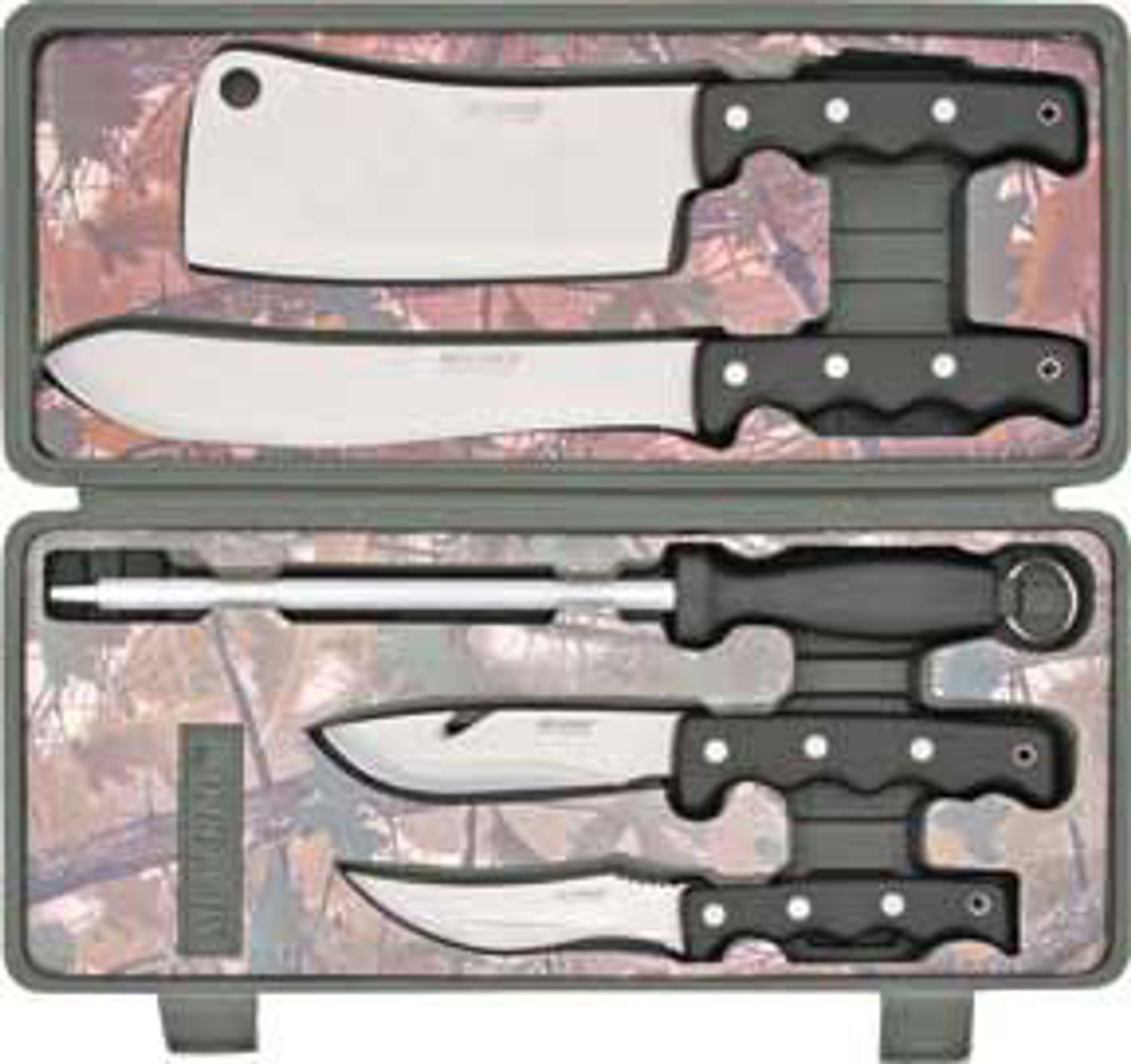 Meyerco Big Game Butcher Travel Set with 4 Knives and Sharpening Steel in  Case - KnifeCenter - MASB - Discontinued