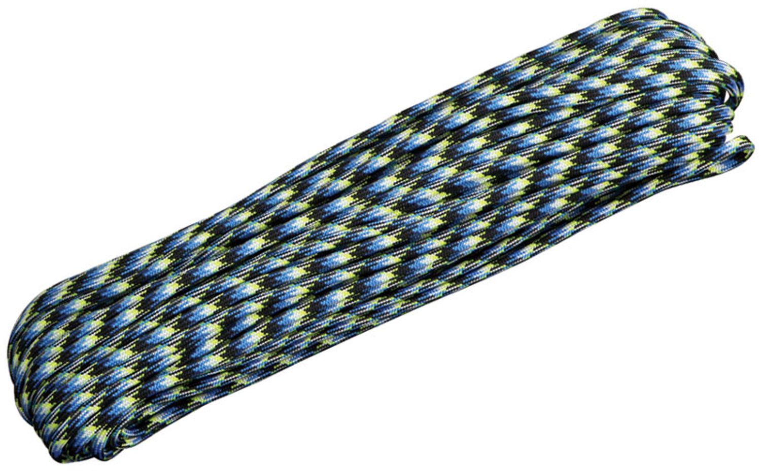 Atwood Rope 550 Paracord, Blue Snake, 100 Feet - KnifeCenter - RG008H