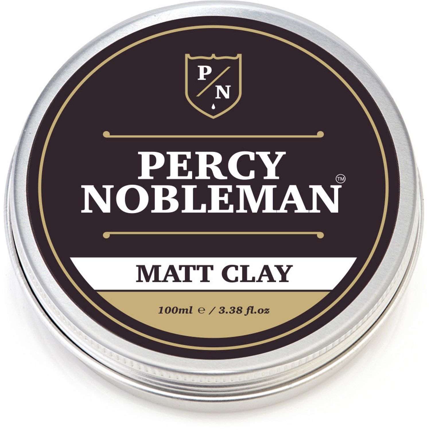 Percy Nobleman Matt Clay Hair Wax 100ml Tin Knifecenter 03601