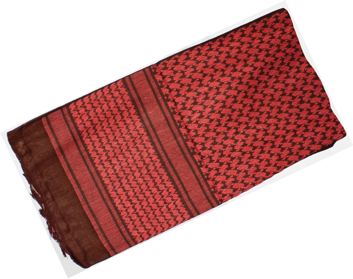 Red Rock Outdoor Shemagh Head Wrap, Red/Black KnifeCenter - 70-04