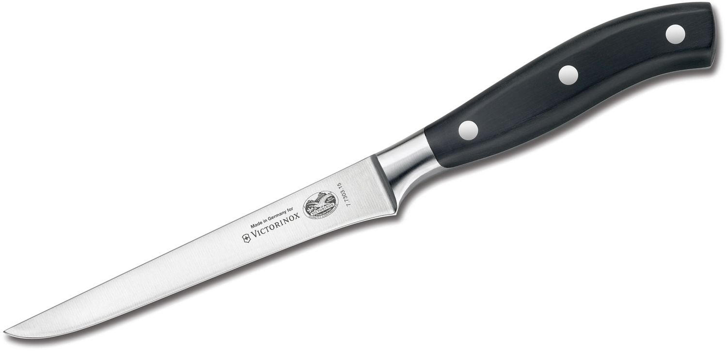 Victorinox Grand Maitre Forged Chef's Knife, 10 Straight Blade, Black