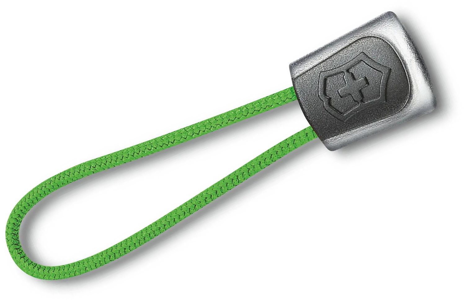 Victorinox Replacement Zipper Pull Green Nylon Cord with Rubber Grip Lanyard