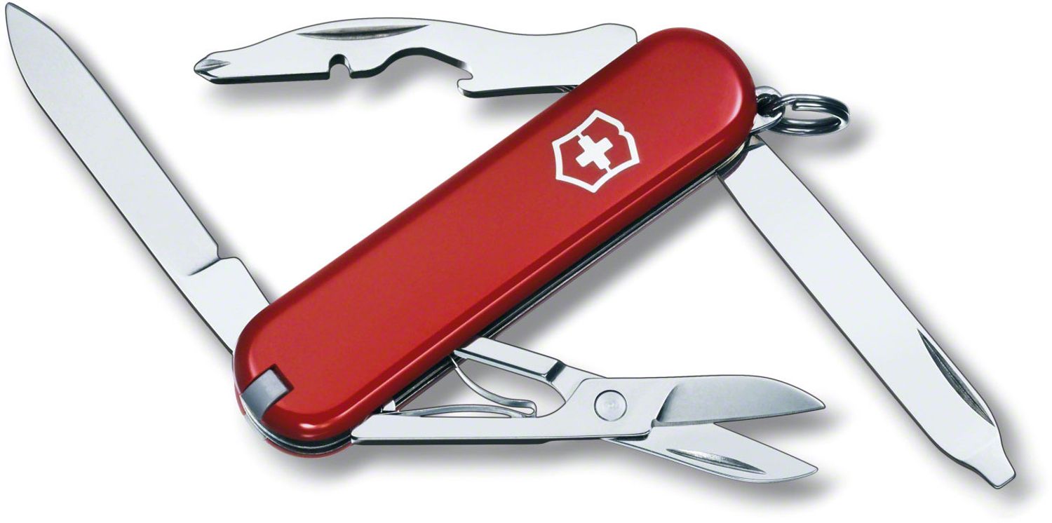 Victorinox Swiss Army Rambler Multi-Tool, Red, 2.28 Closed (Old Sku 54031)  - KnifeCenter - 0.6363-033-X1