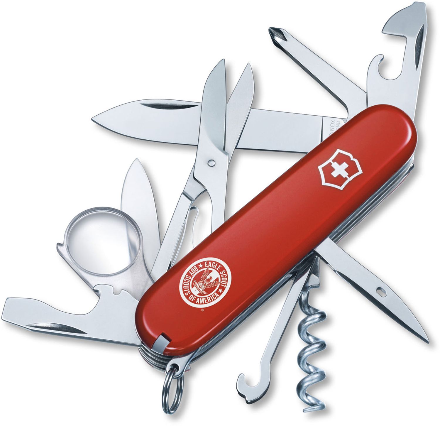 Swiss Army Classic SD Eagle Scout Pocket Knife, 2 1/4 Blade - 7 Function  Pocket Multitool