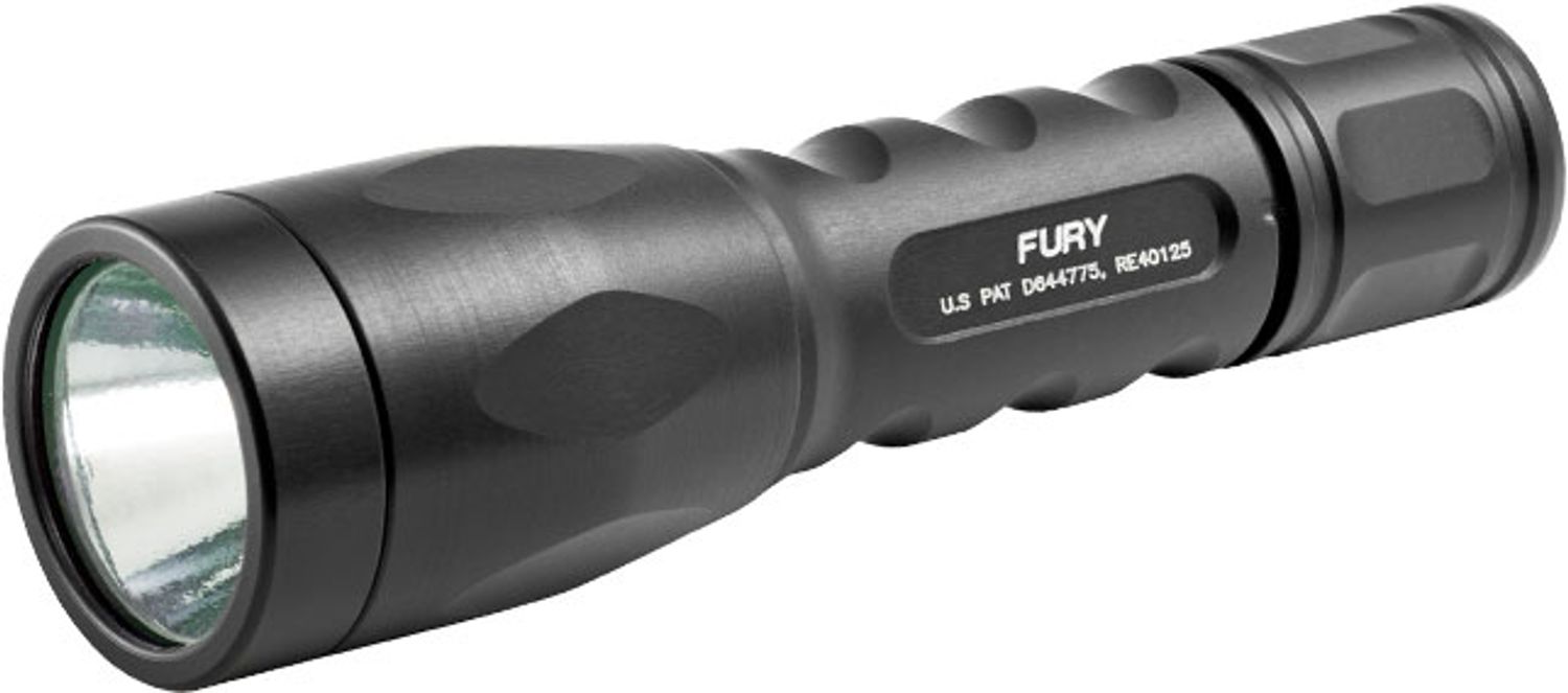 SureFire P2X Fury Dual-Output LED Flashlight, 500 Max Lumens