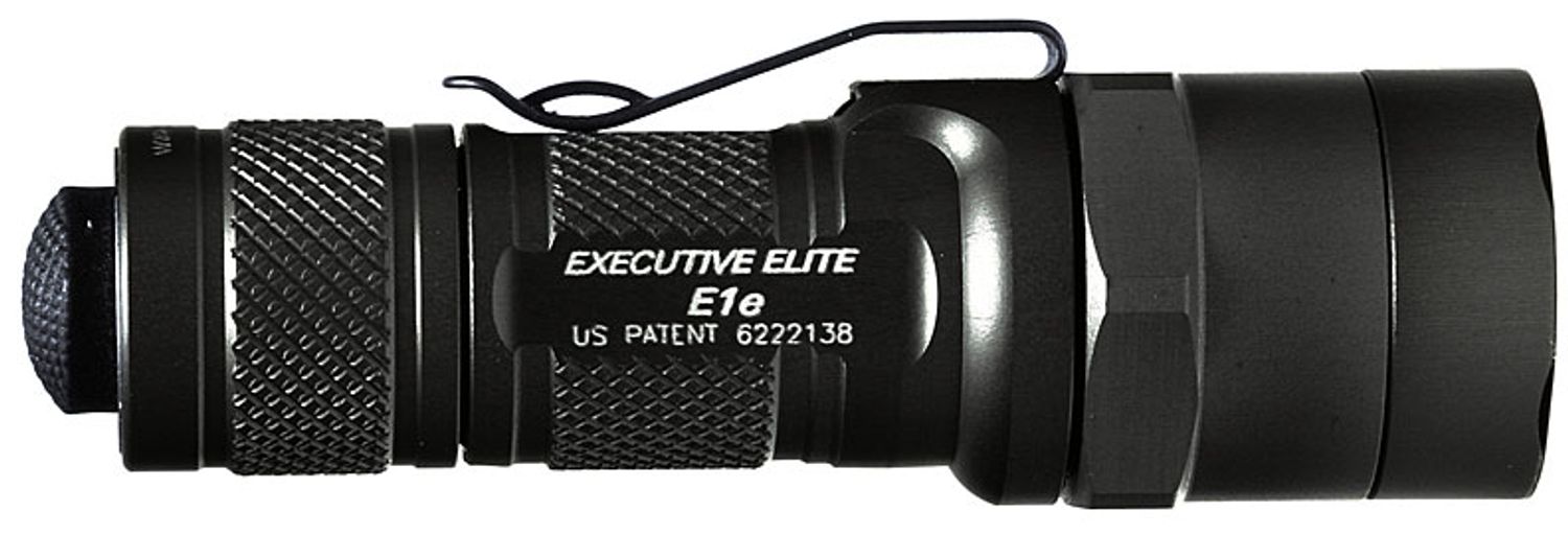 SureFire E1E Black Executive Elite Incandescent Flashlight 3.3 