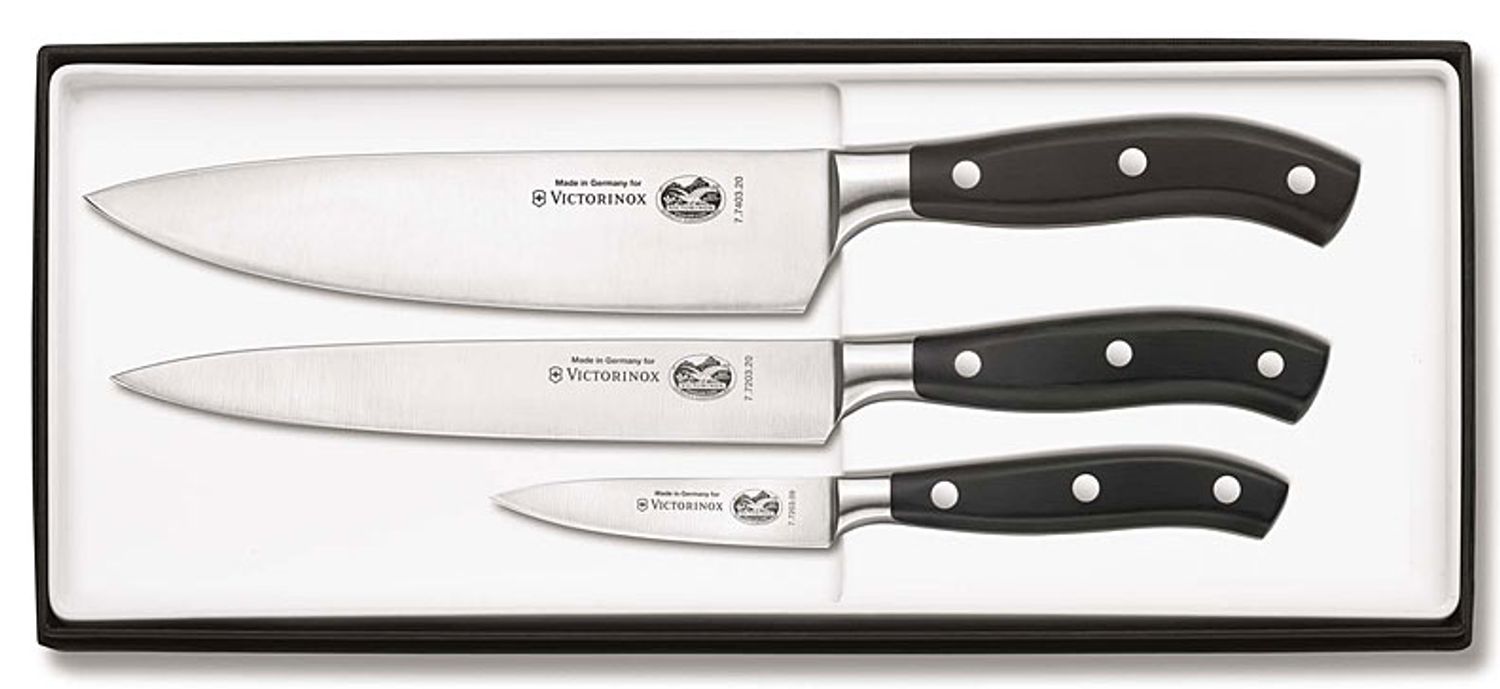 Victorinox forged best sale knife set