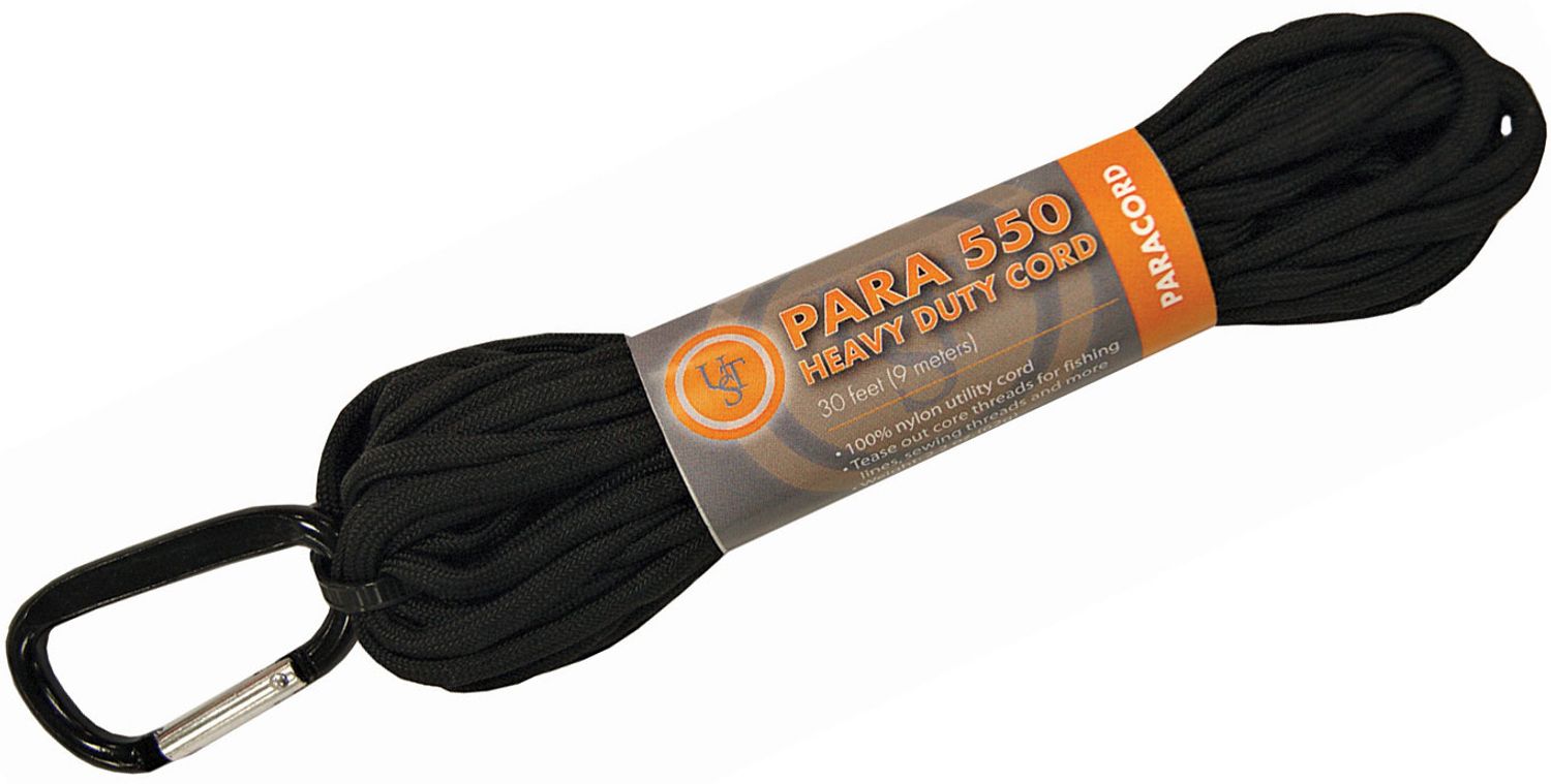 UST Ultimate Survival Paracord 550 Hank 30 ft with Carabiner
